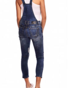 overall suspender jeans