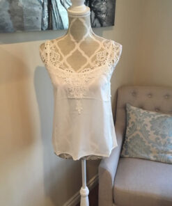 Crochet Lace Tank Top in white found at Bright-Eyed & Beautiful Fashion Boutique