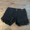 Black lace side shorts