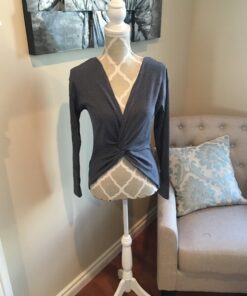 Two Way Top shown with crossing material in the front from Bright-Eyed & Beautiful Fashion Boutique